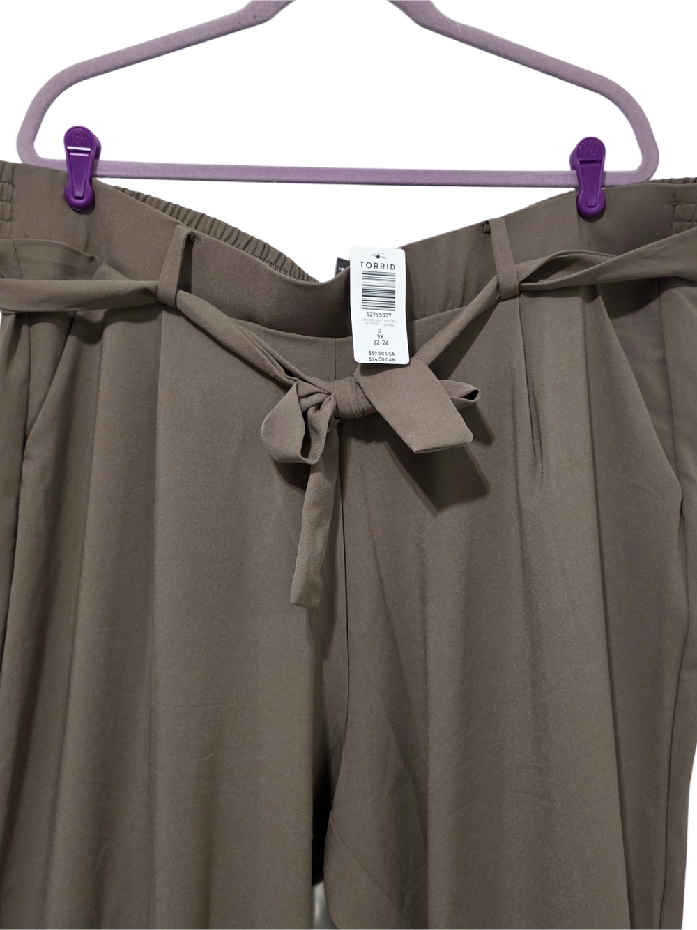 Torrid Pull-On High-Rise Crepe Pant NWT - Picture 3 of 6